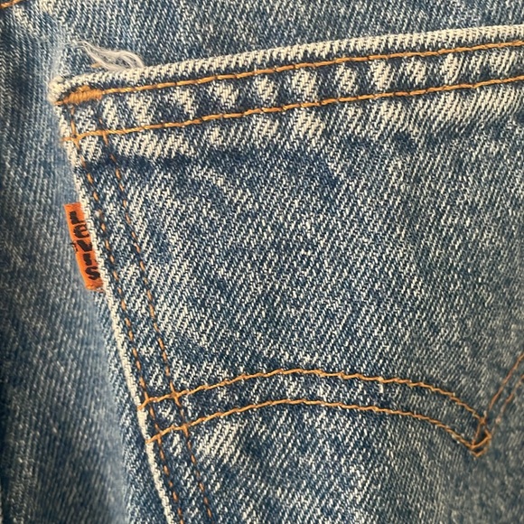 Vintage 70s Levi’s Orange Tab high waisted flares 30x36 - Picture 2 of 7
